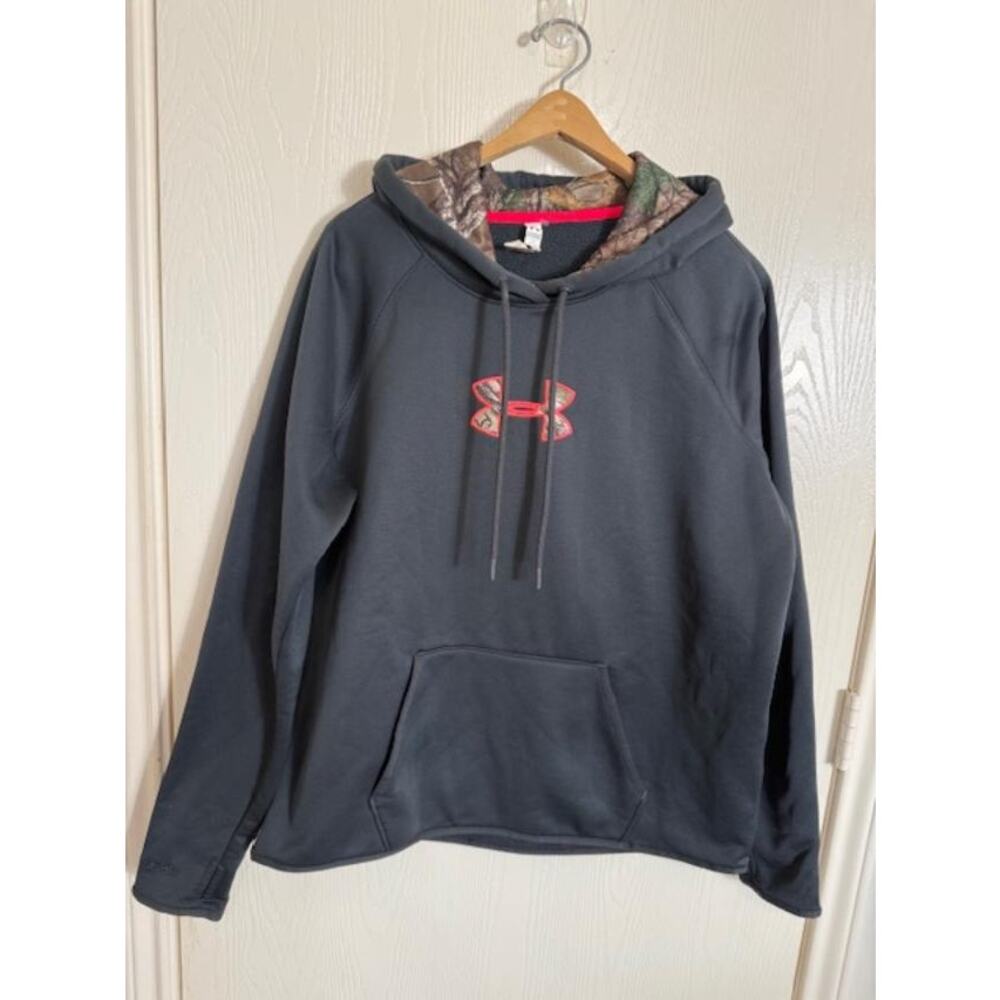 Under Armour x Realtree collab Hoodie w/ Pink Camo Logo & Hood XL